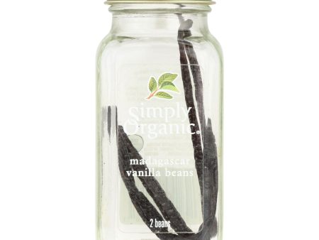 Simply Organic Spice Whole Madagascar Vanilla Beans  - 1 Each - 2 Ct Cheap