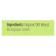 Spicely Organics - Organic Dill Weed - Case Of 6 - 0.1 Oz. For Cheap