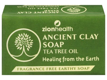 Zion Health - Ancnt Clay Soap Tea Tree - 1 Each - 6 Oz For Sale