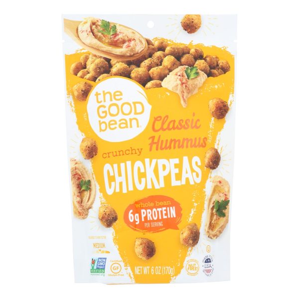 The Good Bean Crunchy Chickpeas - Case Of 6 - 6 Oz For Discount