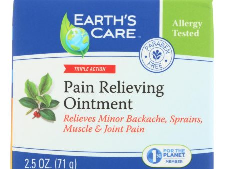 Earth s Care Pain Relieving Ointment - 2.5 Oz Online Sale