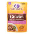 Wellness Pet Products Cat Food - Gravies With Bits Of Tuna And Mackerel Smothered In Gravy - Case Of 24 - 3 Oz. For Discount