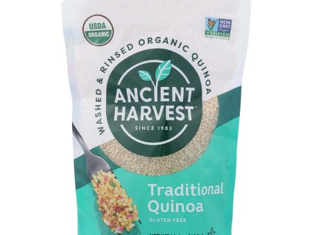 Ancient Harvest Quinoa - Organic - Traditional - Whole Grain - Gluten Free - Case Of 12 - 14.4 Oz on Sale