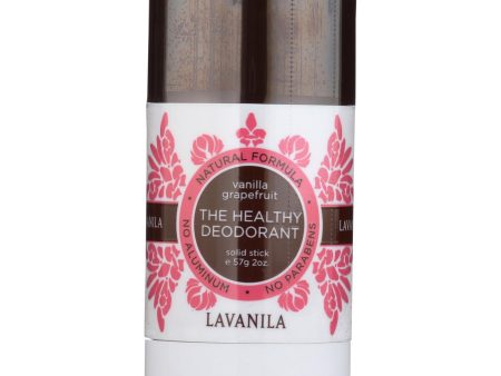 Lavanila Laboratories The Healthy Deodorant - Vanilla Grapefruit - 1 Each - 2 Oz. Fashion