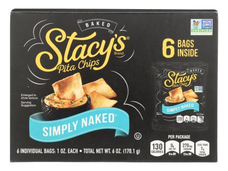 Stacey s Pita Chips - Simply Naked - 1 Oz - Case Of 72 Online