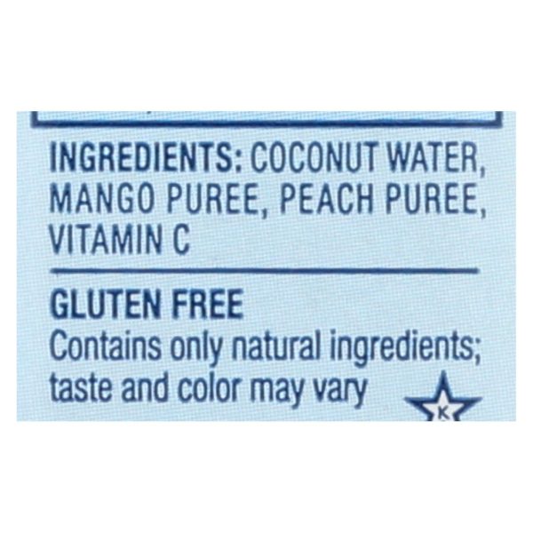 Vita Coco Coconut Water - Peach And Mango - Case Of 12 - 500 Ml Online