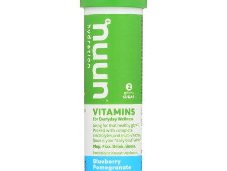 Nuun Vitamins Drink Tab - Blueberry - Pomgrant - Case Of 8 - 12 Tab Online Sale