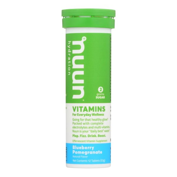 Nuun Vitamins Drink Tab - Blueberry - Pomgrant - Case Of 8 - 12 Tab Online Sale