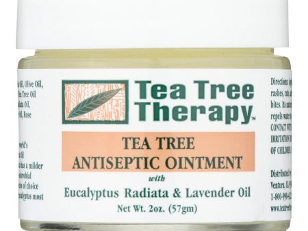 Tea Tree Therapy Antiseptic Ointment Eucalyptus Australiana And Lavender Oil - 2 Oz For Discount