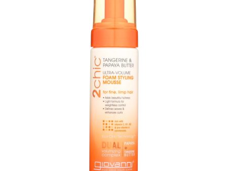 Giovanni Hair Care Products 2chic Style Mousse - Ultra-volume - 7 Fl Oz Sale