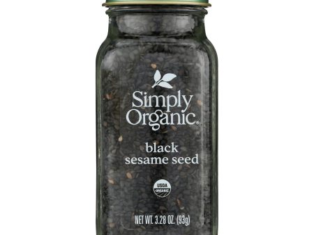 Simply Organic Spice - Organic - Sesame Seed - Black - Case Of 6 - 3.28 Oz For Sale