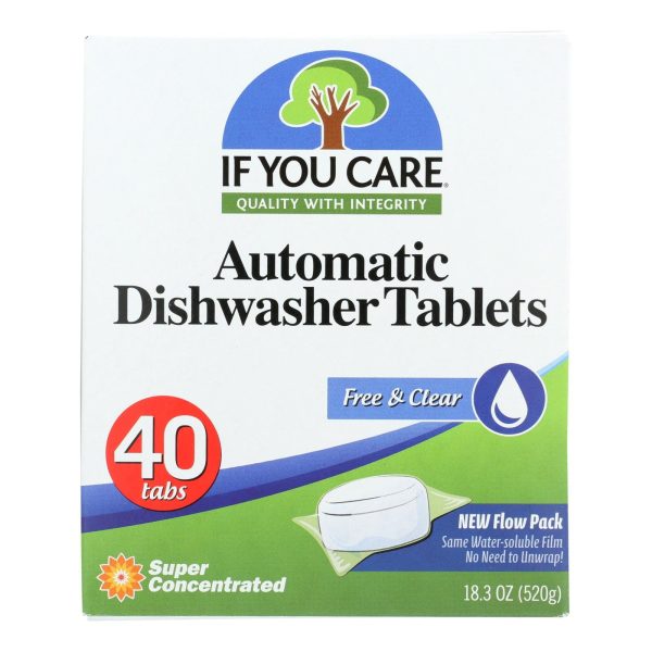 If You Care Automatic Dishwasher Tabs - 40 Count - Case Of 8 Online Sale