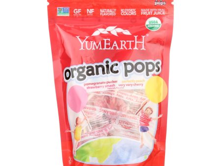 Yummy Earth Organic Lollipops Assorted Flavors - 3 Oz - Case Of 6 Hot on Sale