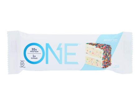 One Birthday Cake Flavored Protein Bar  - Case Of 12 - 60 Grm Sale