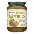 Woodstock Organic Sweet Relish - Case Of 12 - 16 Oz Online now