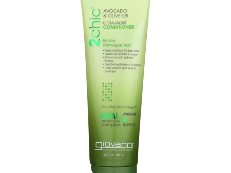 Giovanni Hair Care Products Conditioner - 2chic Avocado And Olive Oil - 8.5 Oz Fashion