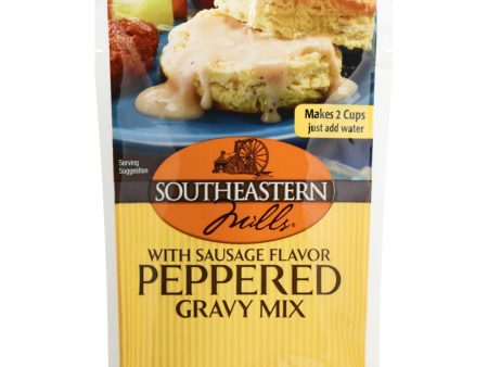 Southeastern Mills Peppered Gravy Mix - Case Of 24 - 2.75 Oz on Sale