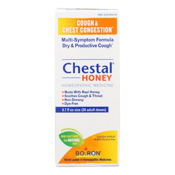 Boiron - Chestal - Cough And Chest Congestion - Honey - Adult - 6.7 Oz Supply