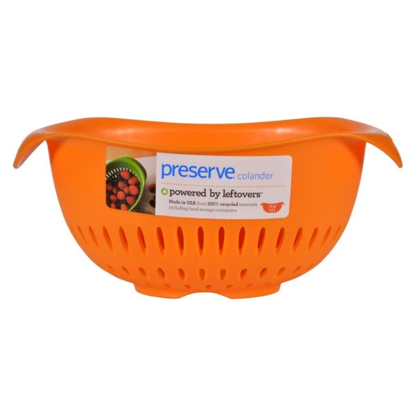 Preserve Small Colander - Orange - 1.5 Qt Fashion