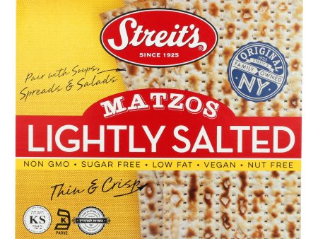 Streit s Matzos - Lightly Salted - Case Of 12 - 11 Oz. Discount