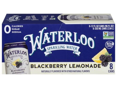 Waterloo - Sparkling Water Blckbry Lmnade - Case Of 3-8 12 Fz Supply