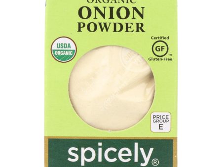 Spicely Organics - Organic Onion Powder - Case Of 6 - 0.4 Oz. Hot on Sale