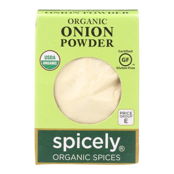 Spicely Organics - Organic Onion Powder - Case Of 6 - 0.4 Oz. Hot on Sale