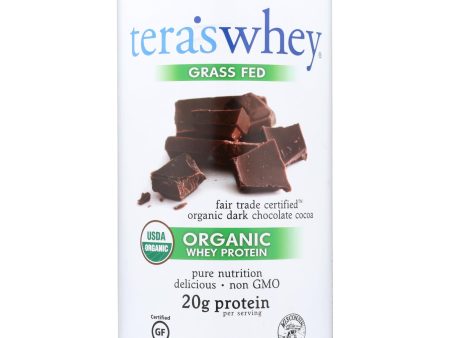 Teras Whey Protein Powder - Whey - Organic - Fair Trade Certified Dark Chocolate Cocoa - 12 Oz Cheap