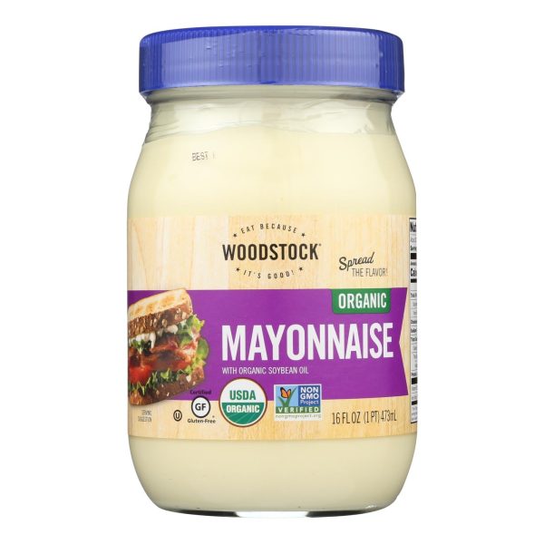 Woodstock Organic Mayonnaise - Case Of 12 - 16 Oz Discount