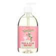 Rebel Green - Fresh And Clean Liquid Hand Soap - Pink Lilac - Case Of 4 - 16.9 Fl Oz. Supply