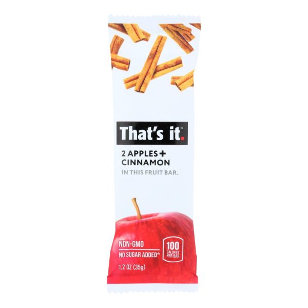 That s It Fruit Bar Zesty - Apple Cinnamon - Case Of 12 - 1.2 Oz. Sale