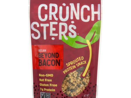 Crunchsters - Sprouted Protein Snack - Beyond Bacon - Case Of 6 - 4 Oz. Cheap