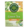 Traditional Medicinals Organic Green Tea Ginger - Case Of 6 - 16 Bags Cheap