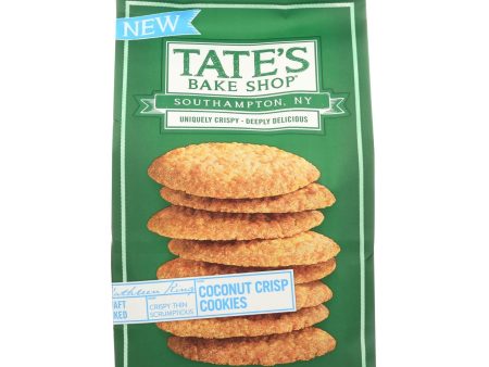 Tate s Bake Shop Coconut Crisp Cookies  - Case Of 12 - 7 Oz on Sale