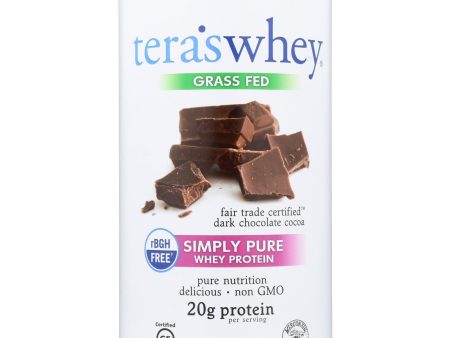 Tera s Whey Protein - Rbgh Free - Fair Trade Dark Chocolate - 12 Oz Cheap