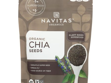 Navitas Naturals Chia Seeds - Organic - Raw - 8 Oz - Case Of 12 Online Hot Sale