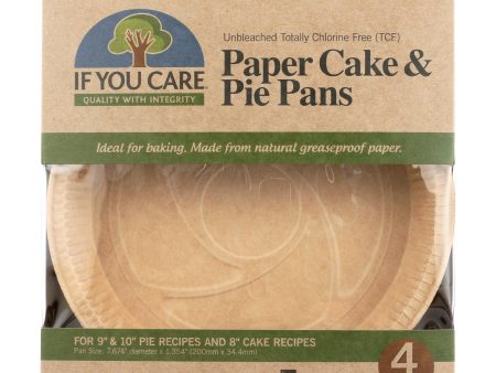 If You Care Pie Baking Pans - Paper Cake - Case Of 6 - 4 Count Online Sale