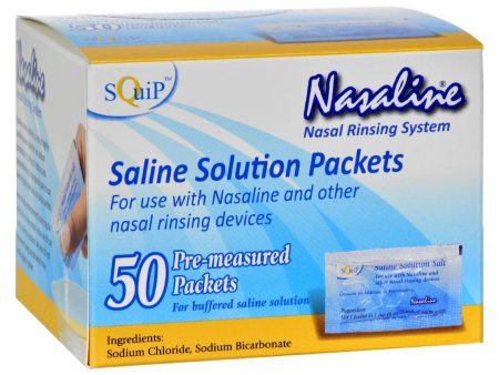 Squip Products Nasaline Salt Pre-measured Packets - 50 Packets For Cheap