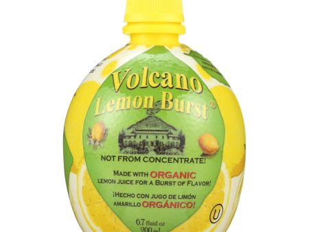 Volcano Lemon Burst Juice  - Case Of 12 - 6.7 Oz Supply