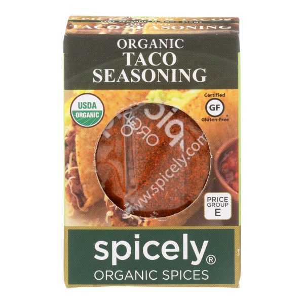 Spicely Organics - Organic Taco Seasoning - Case Of 6 - 0.45 Oz. Hot on Sale