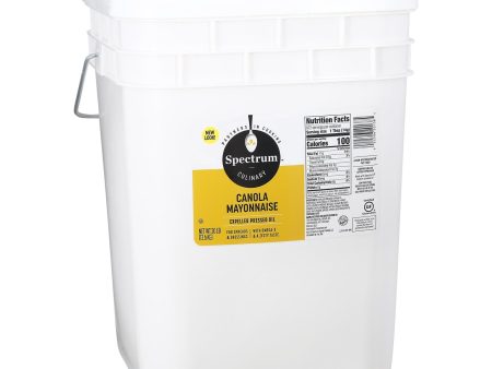 Spectrum Naturals Canola Mayonnaise - Single Bulk Item - 30lb For Discount