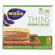 Wasa Rosemary & Salt Flatbread Thins - Case Of 10 - 6.7 Oz Online Hot Sale