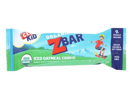 Clif Bar Organic Clif Kid Zbar - Iced Oatmeal Cookie - Case Of 18 - 1.27 Oz Bars Supply