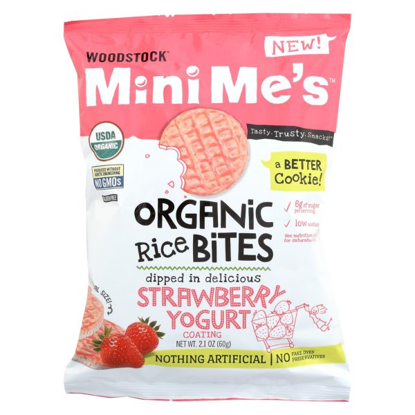 Woodstock Organic Strawberry Yogurt Rice Bites - Case Of 8 - 2.1 Oz Online