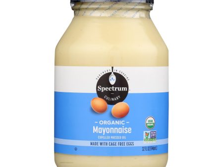 Spectrum Naturals Organic Mayonnaise With Cage Free Eggs - Case Of 12 - 32 Oz. Sale