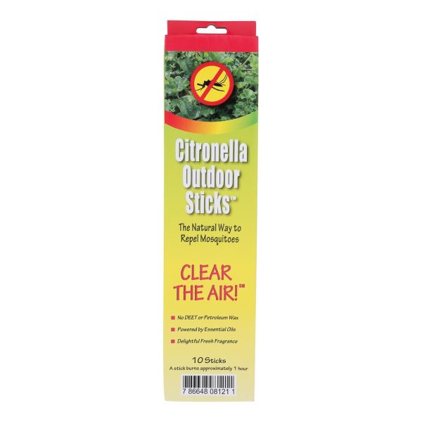 Neem Aura Naturals Outdoor Citronella Sticks - 10 Count For Cheap