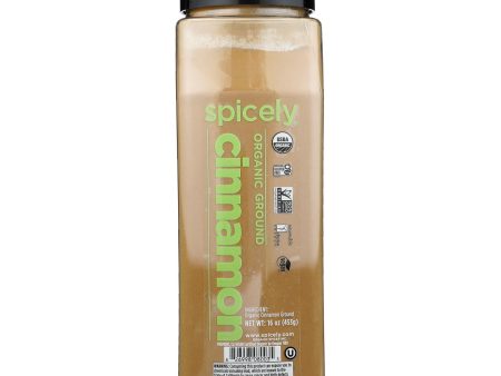 Spicely Organics - Cinnamon Organic Ground - Case Of 2-16 Ounces Online Hot Sale