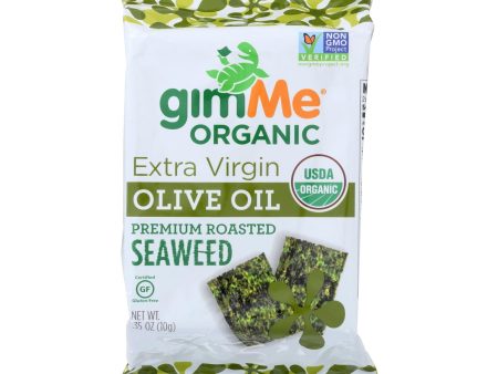 Gimme Seaweed Snacks Seaweed Snack - Organic - Extra Virgin Olive Oil - Case Of 12 - .35 Oz Fashion