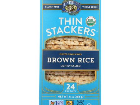 Lundberg Family Farms - Rice Ck Brn Ls Thn Stk - Case Of 6-6 Oz Sale