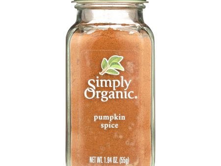 Simply Organic Pumpkin Spice - Case Of 6 - 1.94 Oz. Online Sale